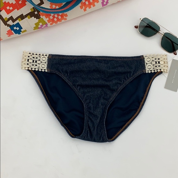 Kenneth Cole Reaction Other - 4/$25 NEW Kenneth Cole Denim Blue Bikini Bottom
